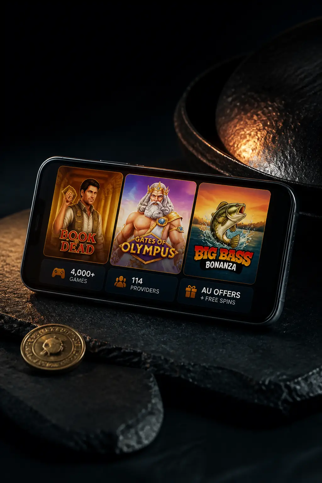 Spin Samurai Pokies & Online Slots visual guide for Spin Samurai Casino