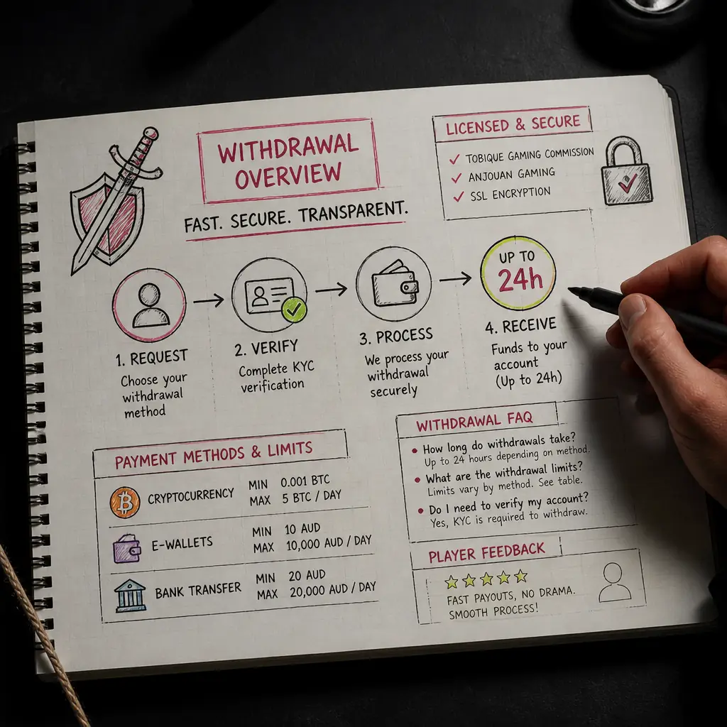 Spin Samurai Casino Withdrawal visual guide for Spin Samurai Casino
